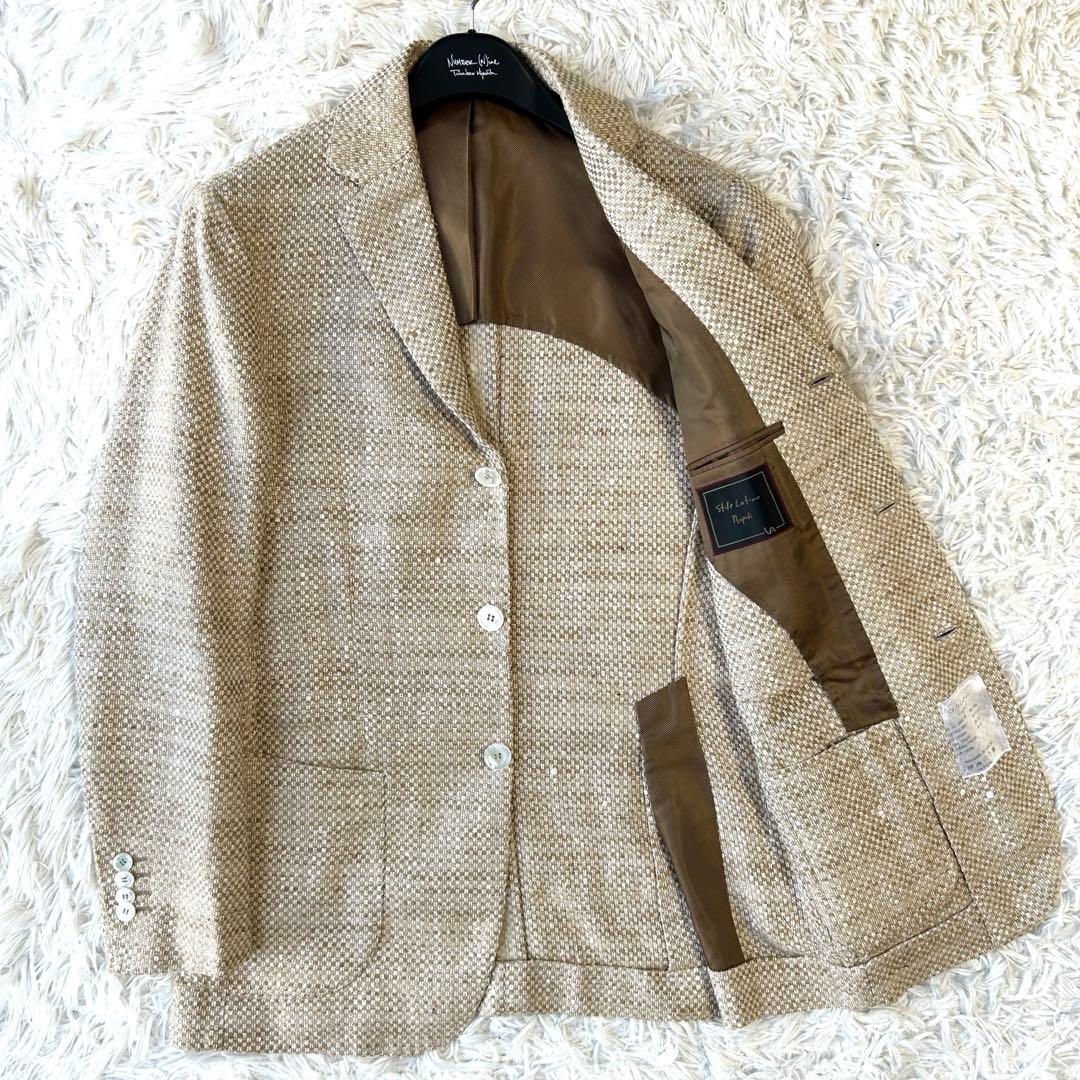Stile Latino スティレラティーノ テーラードジャケット ツイード