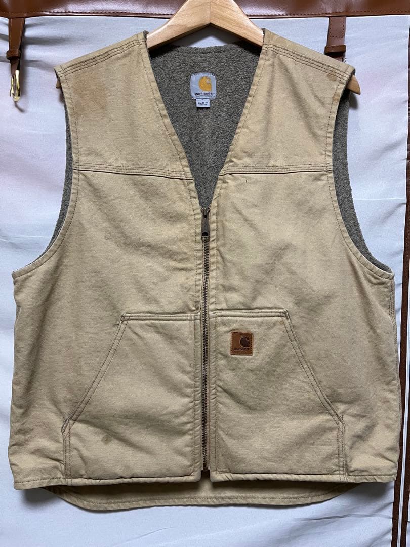 Carhartt フェード　ダックベスト Lサイズ　メキシコ製　00sカーハート