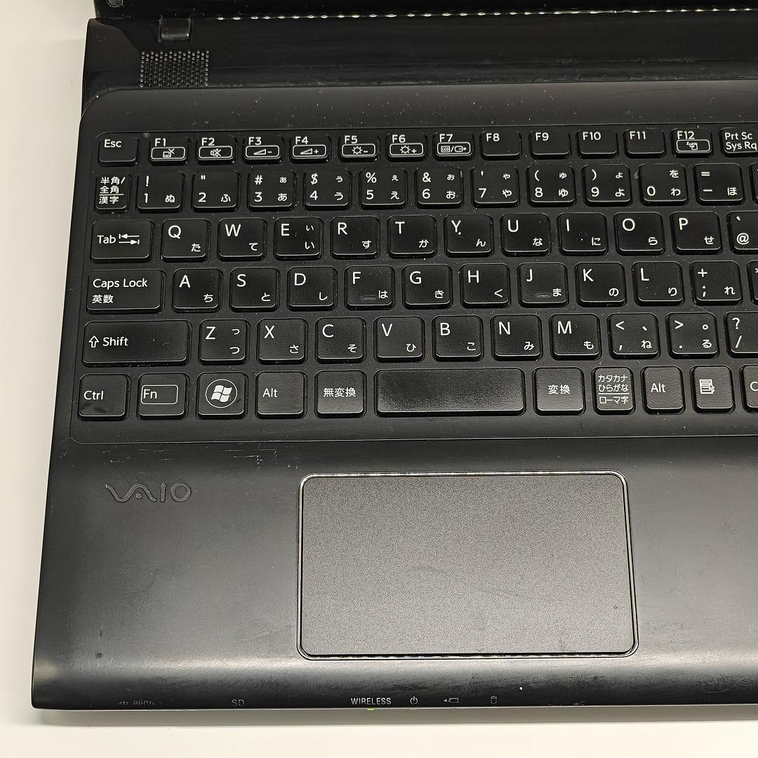 【VAIO】SVE 高速i7 新品SSD512GB 16GB ブラックノートPC