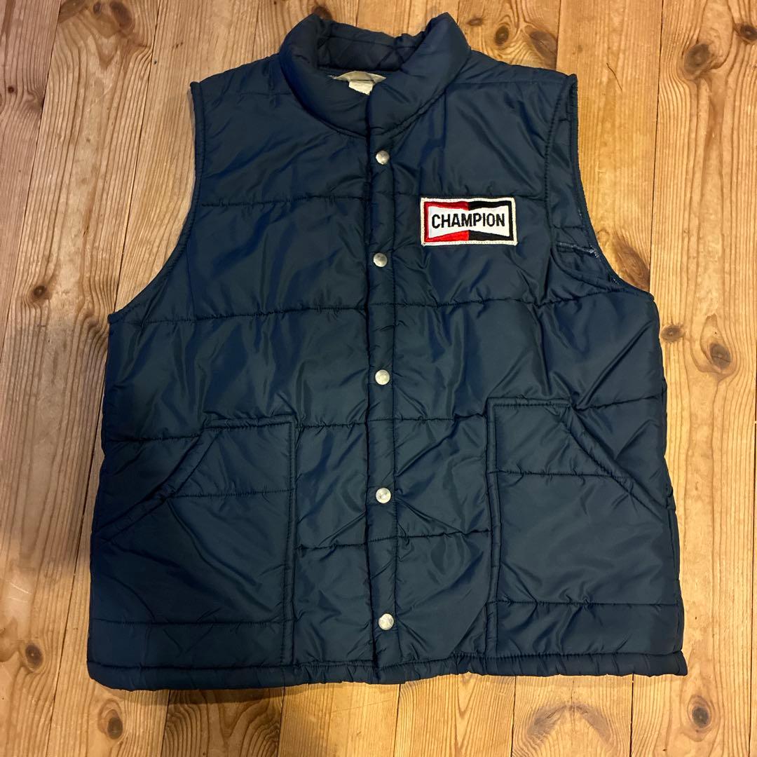 J*k様 70s CHAMPION SPARK PLUG USA製 ダウンベスト