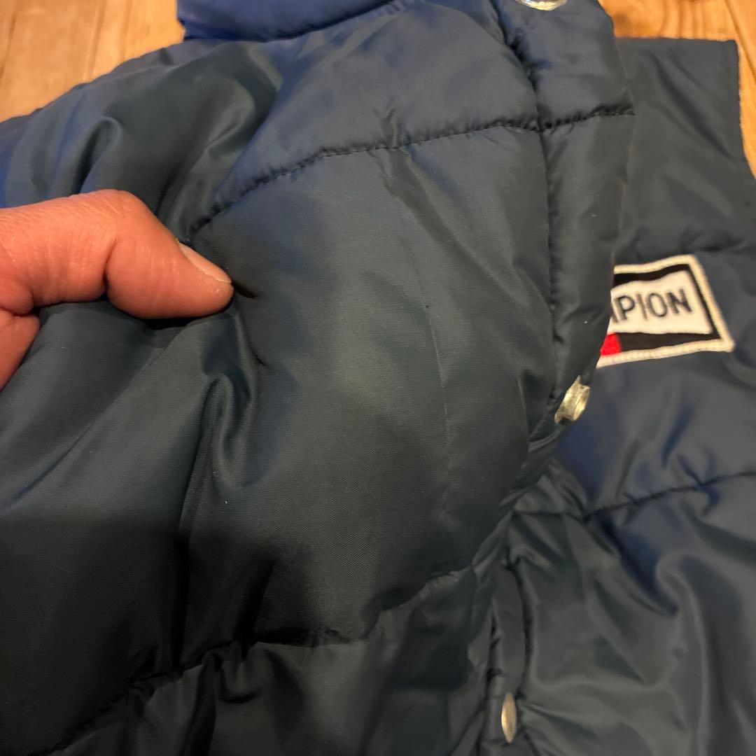 J*k様 70s CHAMPION SPARK PLUG USA製 ダウンベスト