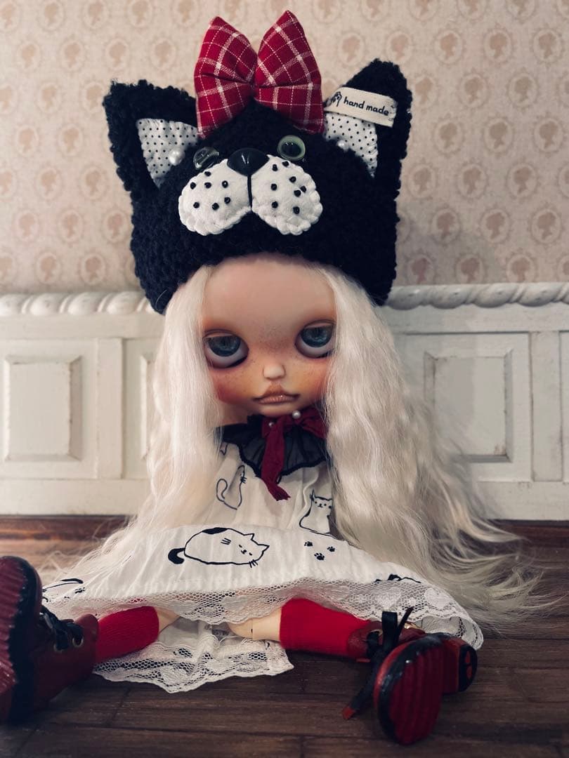 カスタム アイシードール 頭皮付きモヘア アウトフィット付属