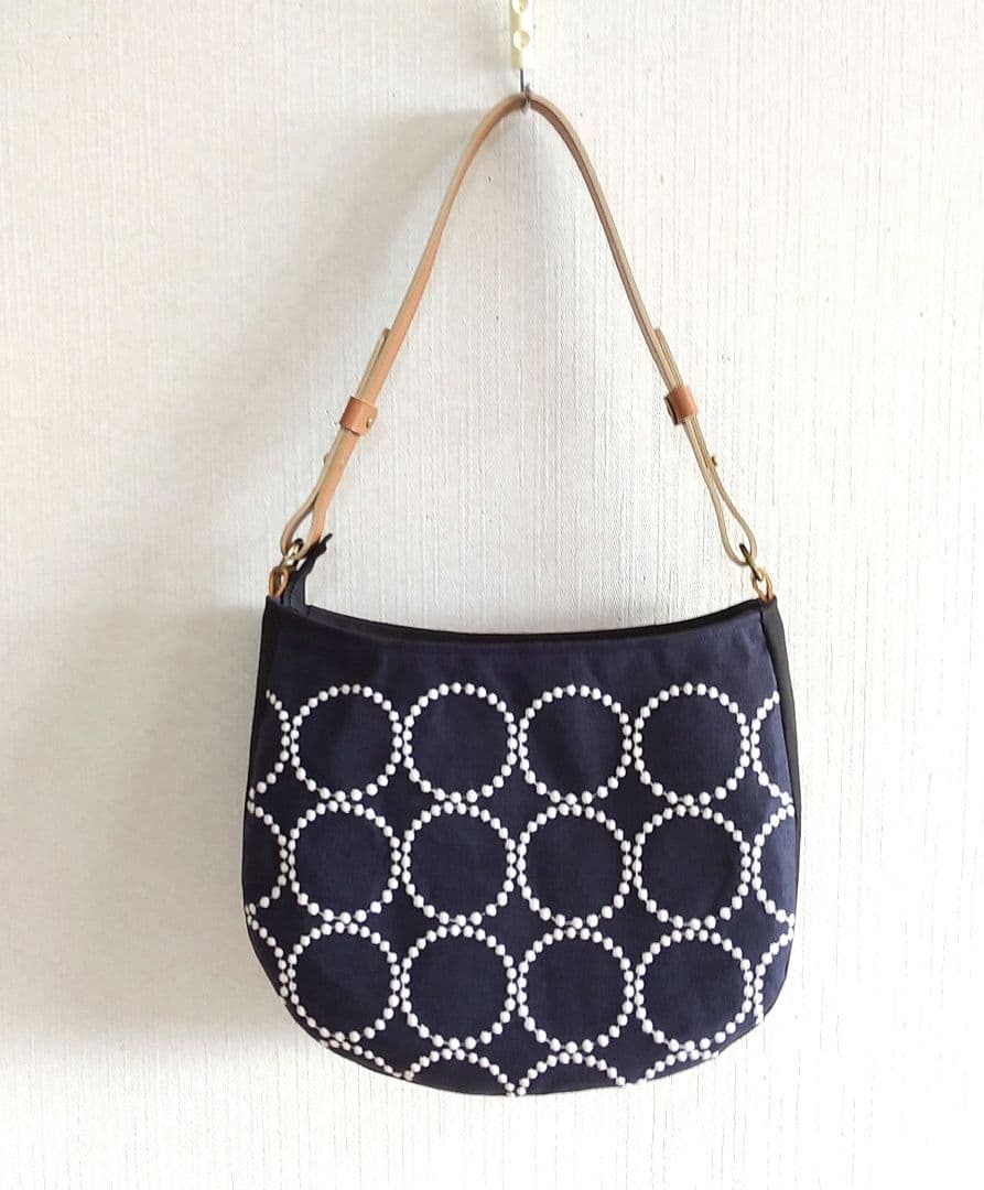 ミナペルホネン 最新タンバリン ♡ まるいショルダーバッグ / ハンドメイド