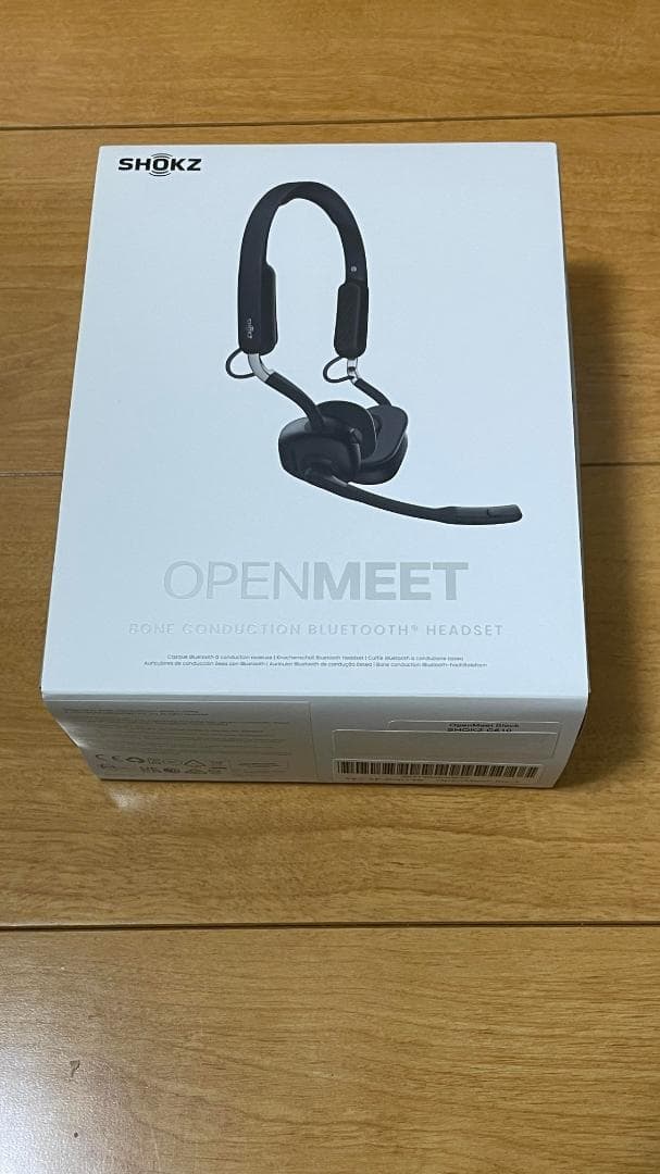 【値下げ】SHOKZ OpenMeet Black C610 骨伝導+空気伝導