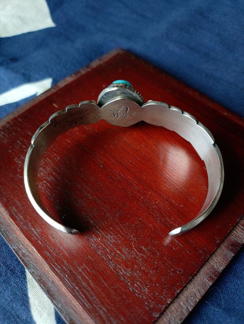 シルバーバングル　ターコイズ