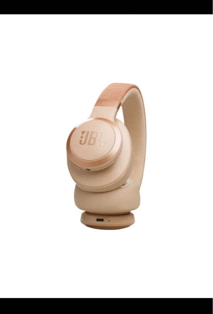 JBL LIVE770NCワイヤレスヘッドホン ベージュ