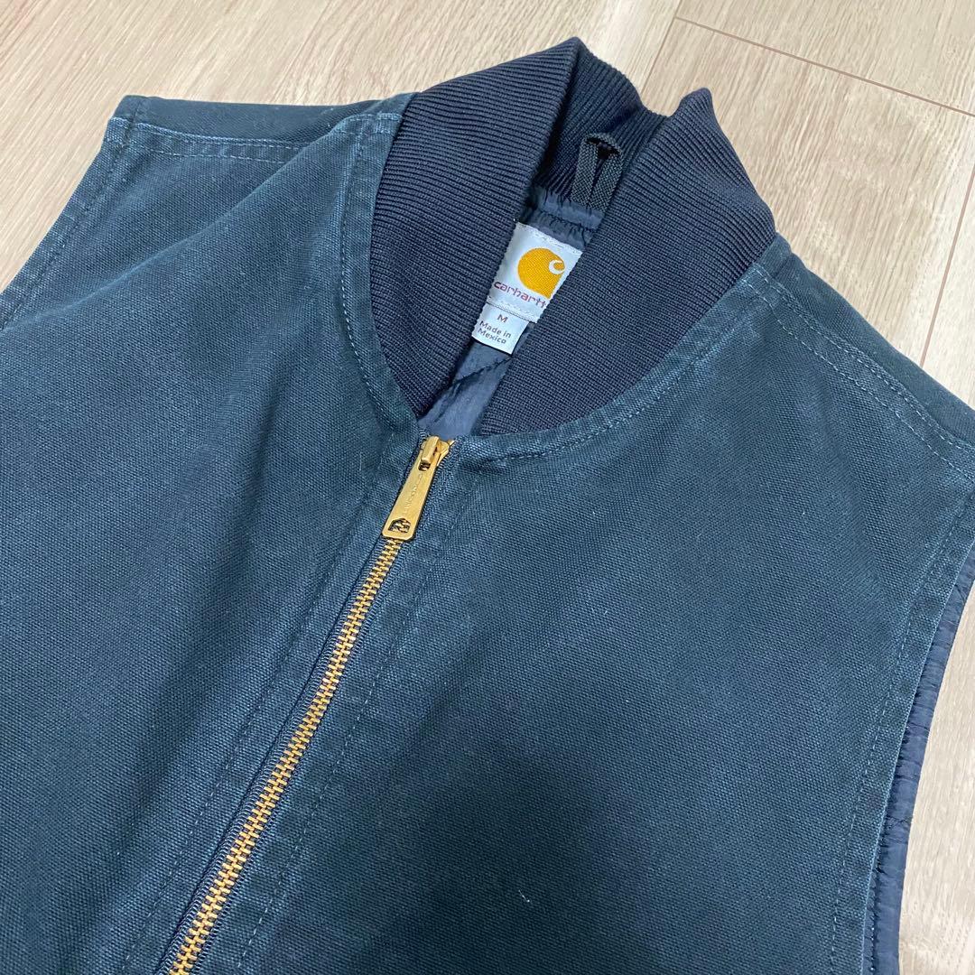 カーハート ダックベスト　ブラック　Mサイズ　メキシコ製