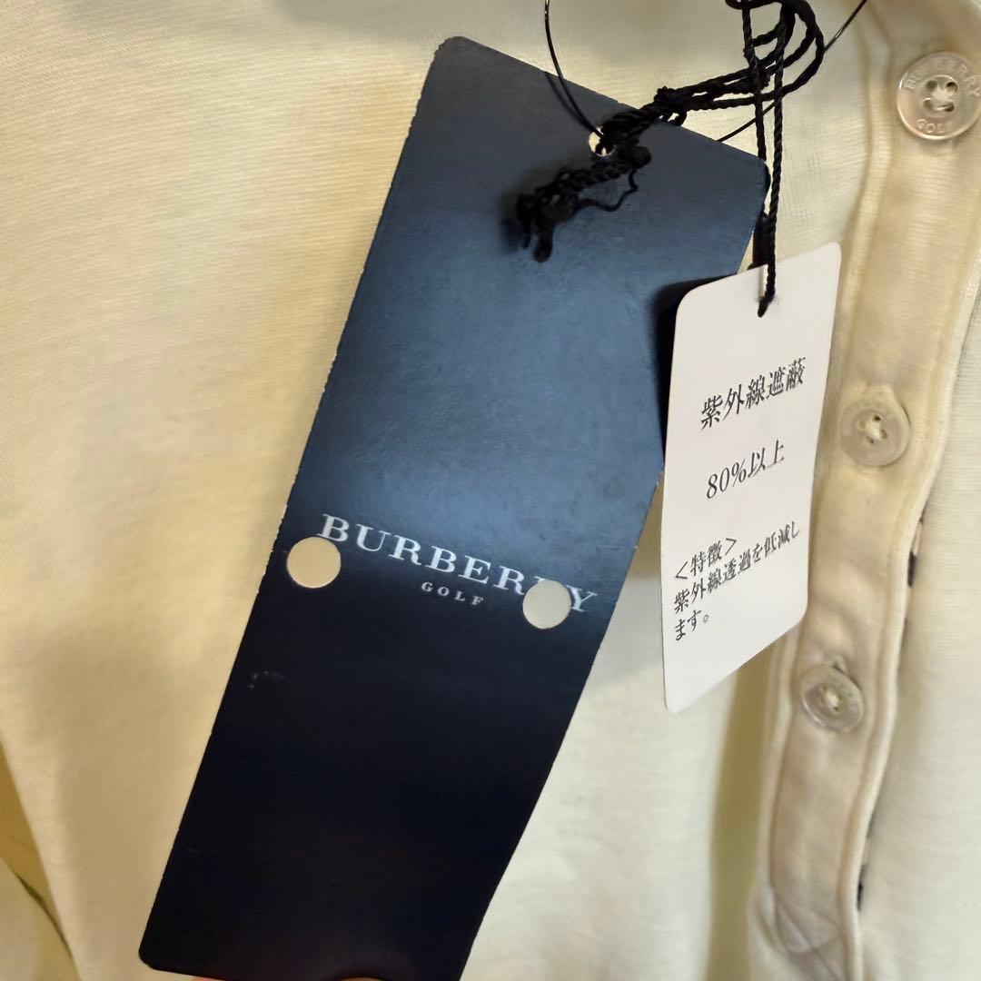 【未使用品】BURBERRY GOLF 長袖ポロシャツ L ノバチェック
