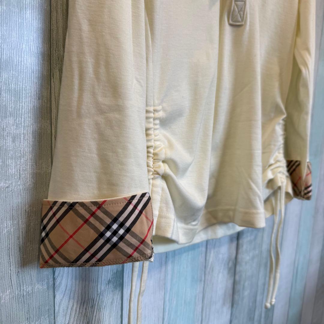 【未使用品】BURBERRY GOLF 長袖ポロシャツ L ノバチェック