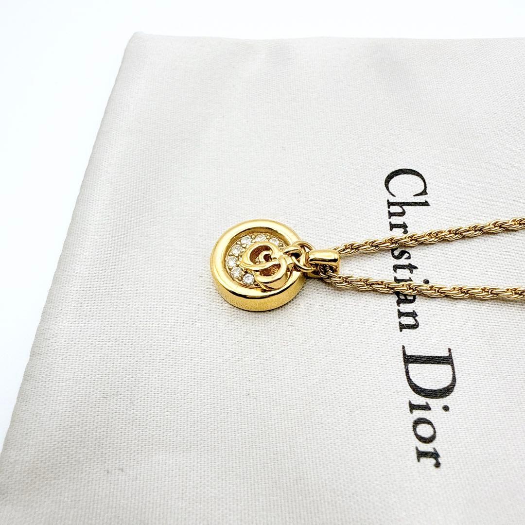 2939 極美品✨　Dior　ネックレス　CD ロゴ　希少　刻印　cm