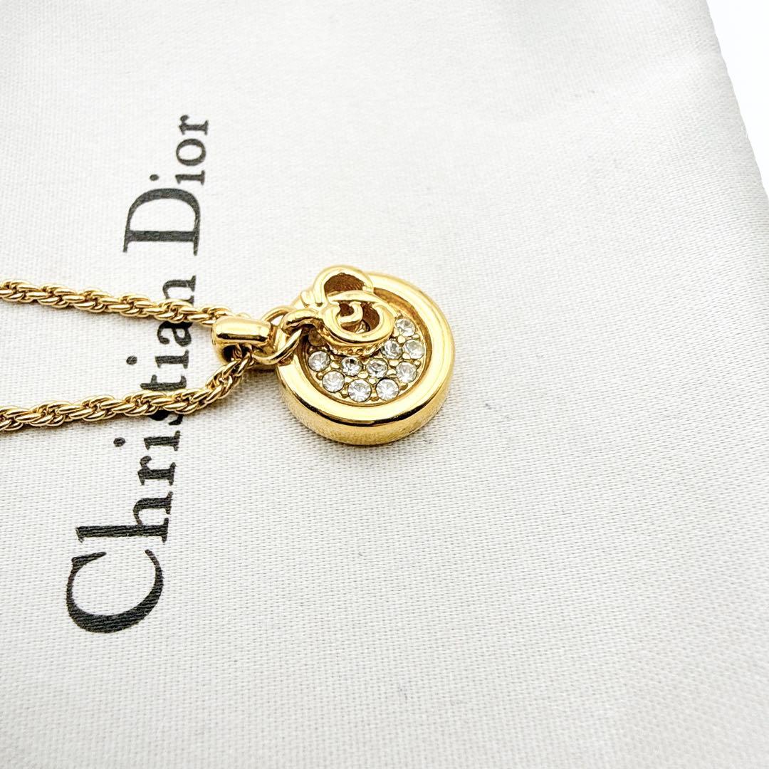 2939 極美品✨　Dior　ネックレス　CD ロゴ　希少　刻印　cm