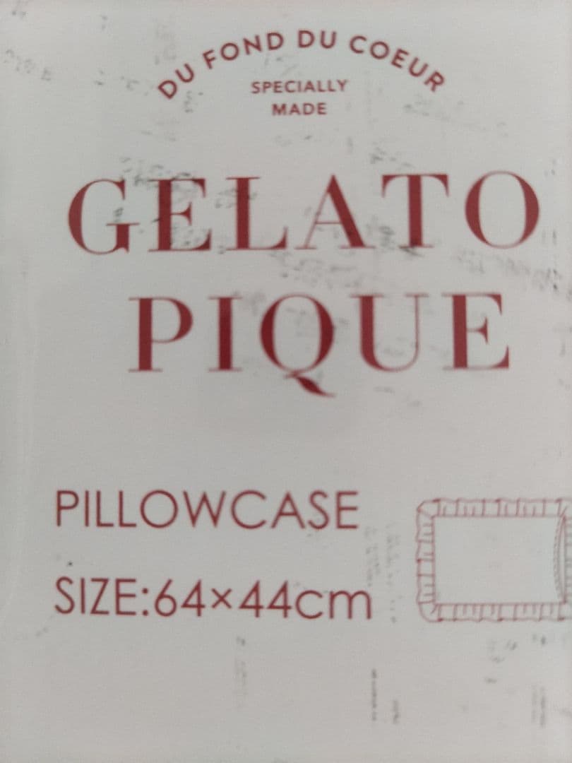 gelato piqueシングル3点 布団カバー ボックスシーツ 枕カバー 苺柄