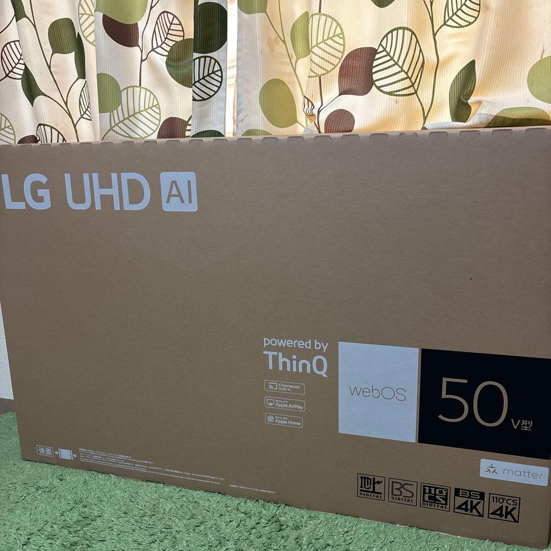 【新品未使用】LG 50V型 液晶テレビ webOS 4K