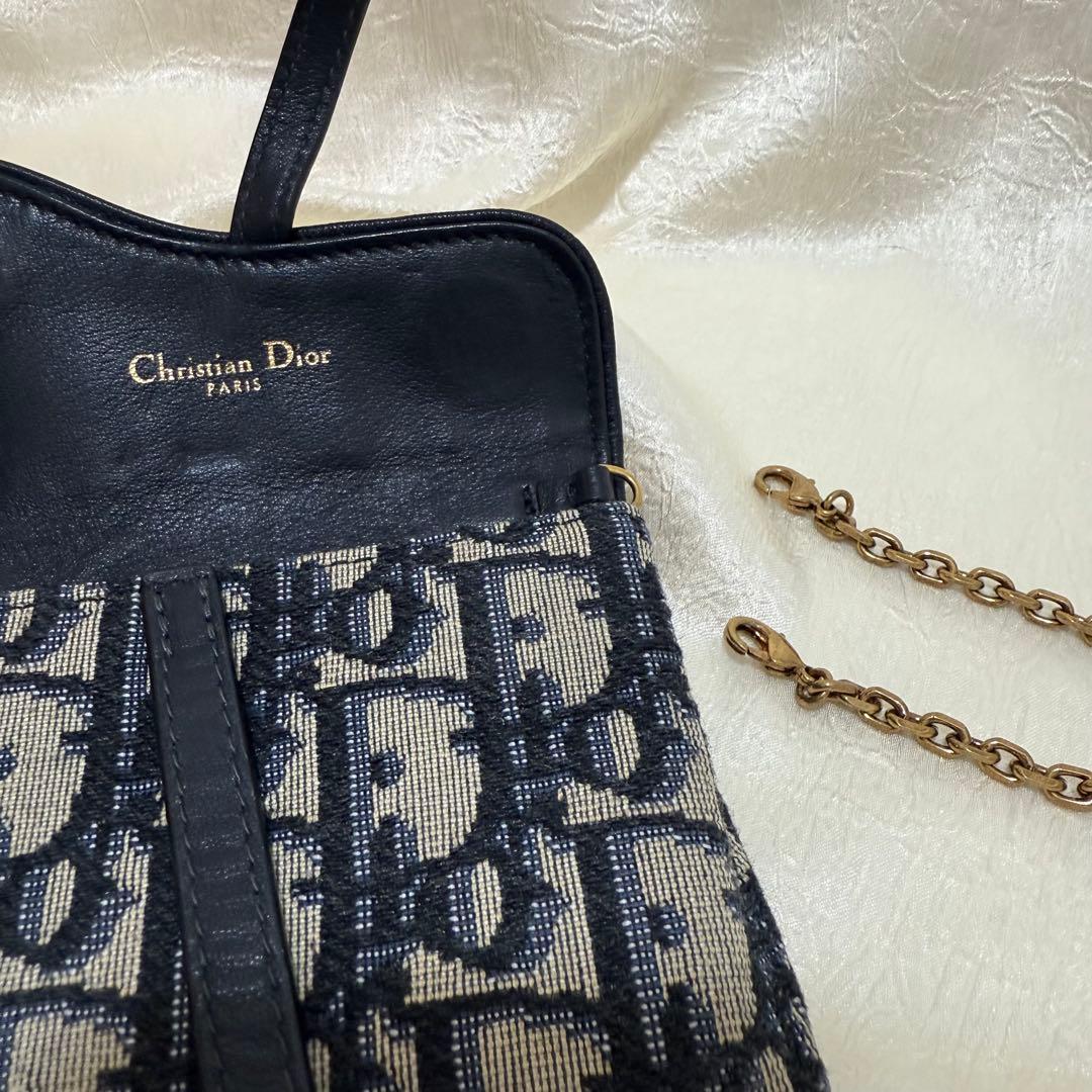 Dior ディオール サドルナノポーチ チェーンカードケース ショルダーバッグ