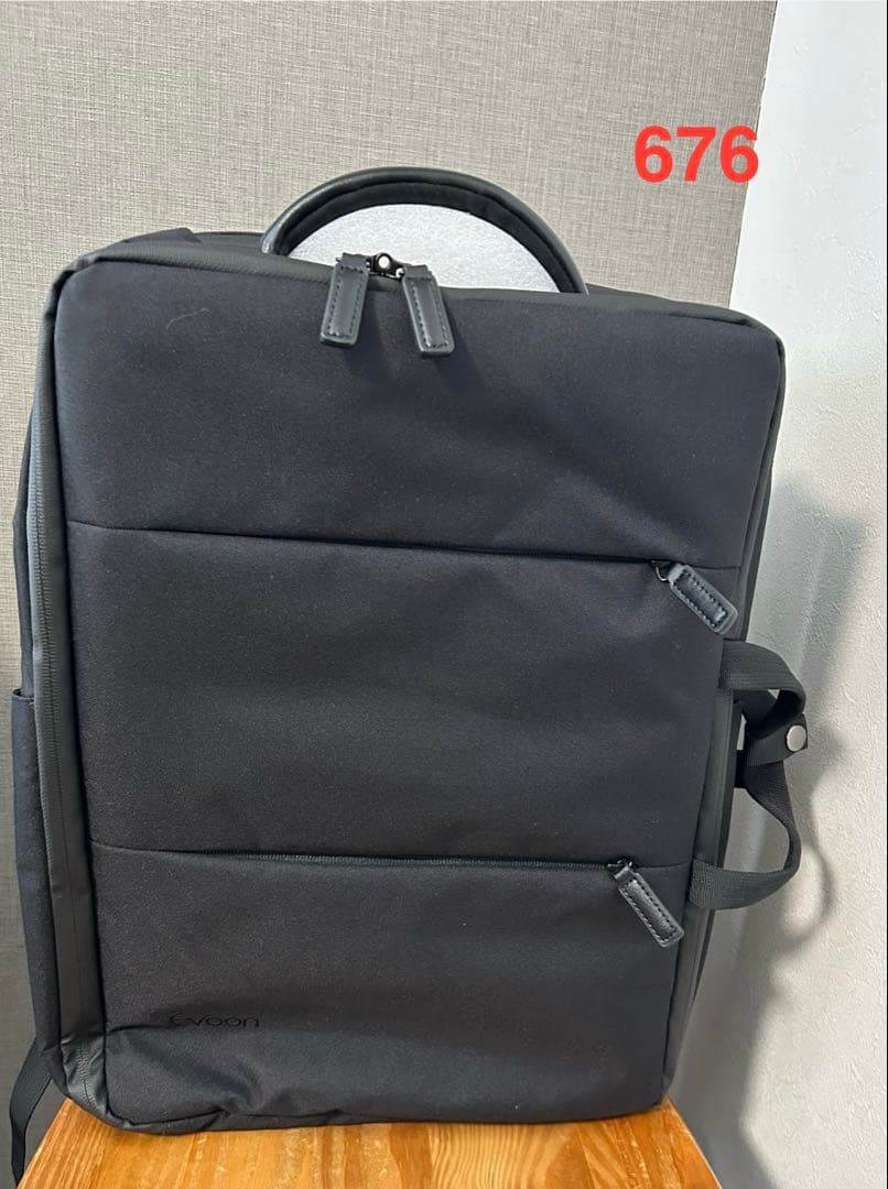 【やや訳あり特価】Evoon マルチビジネスリュック 5.0ブラック 676