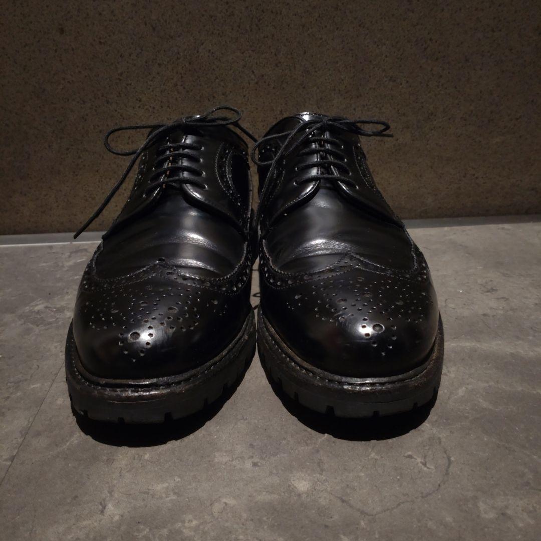 31日朝出荷可能【Berwick】3681 ウイングチップ革靴 UK 7.5