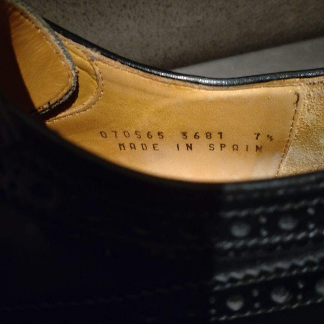 31日朝出荷可能【Berwick】3681 ウイングチップ革靴 UK 7.5