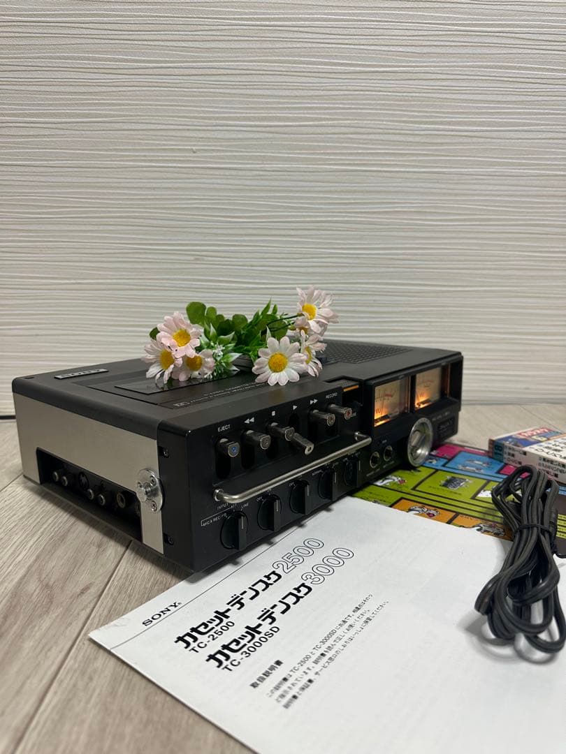 美品！希少品 SONYソニー TC-3000 SD カセット中古品 動作品