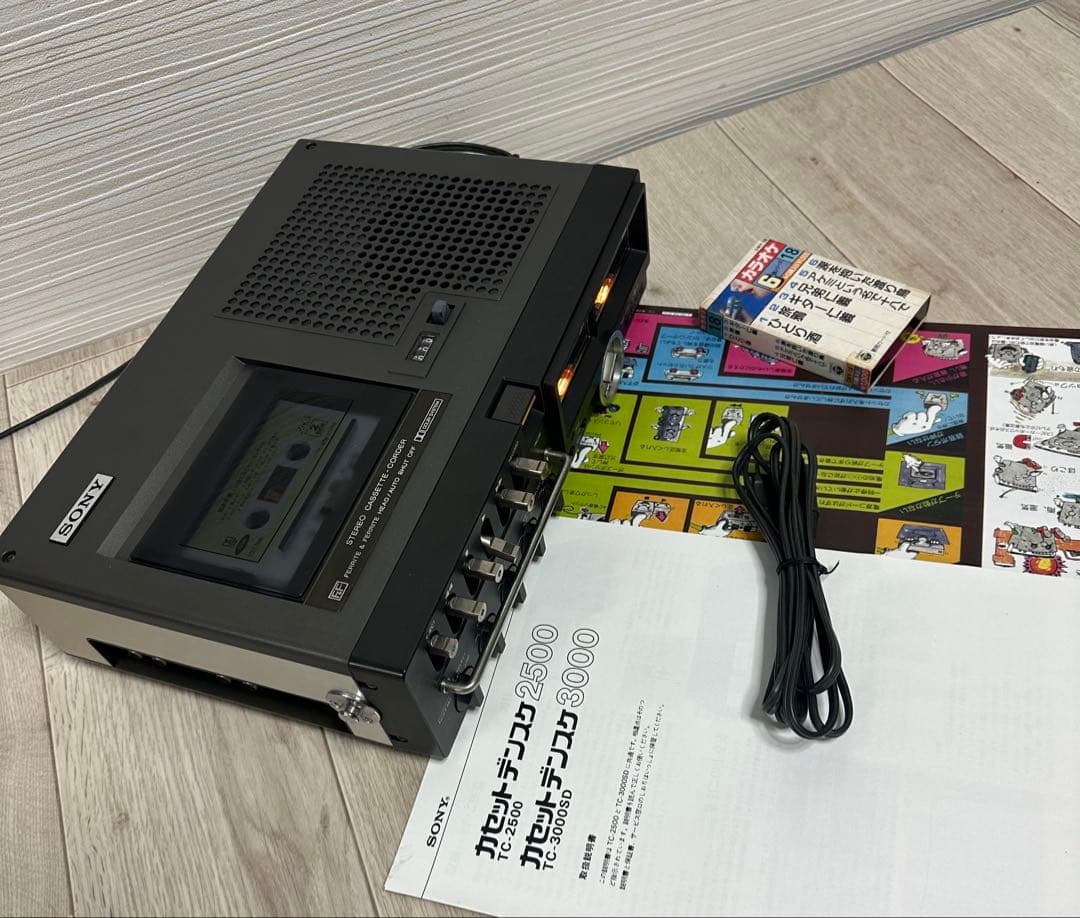 美品！希少品 SONYソニー TC-3000 SD カセット中古品 動作品