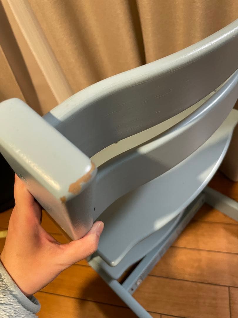 （本日限定価格）STOKKE ストッケトリップトラップアクアブルーベビーセット付