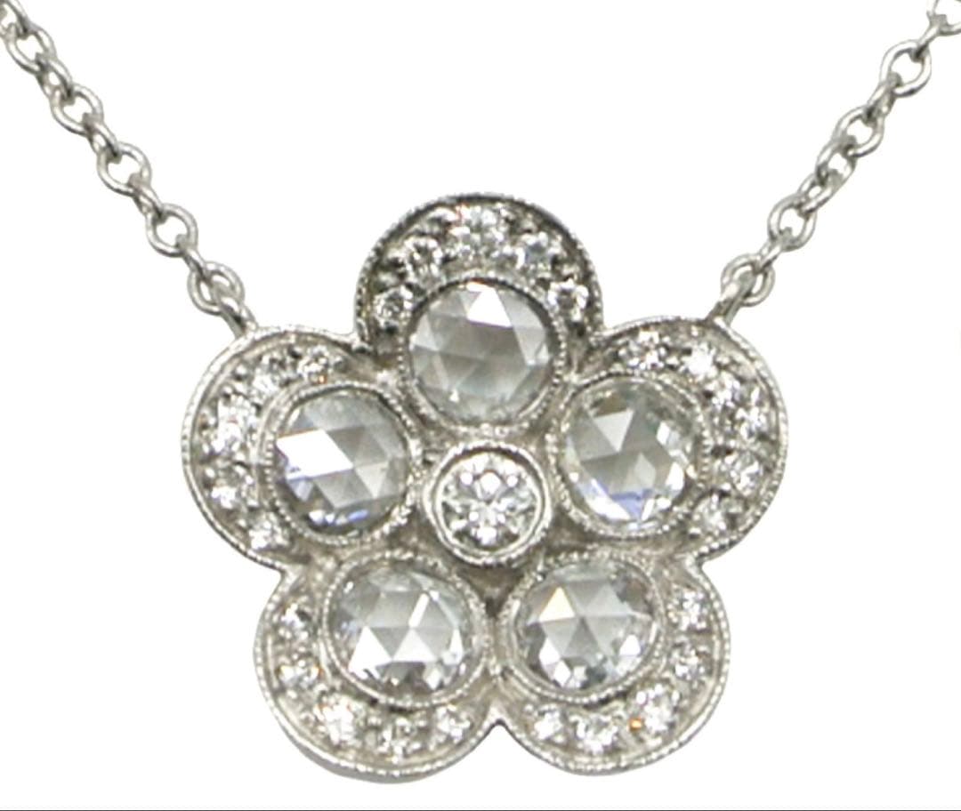 ティファニー　ガーデンフラワー　ネックレス