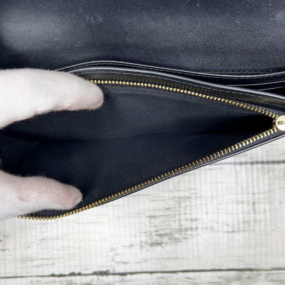 COACH コーチ レザー ウォレットショルダー クロスボディウォレット