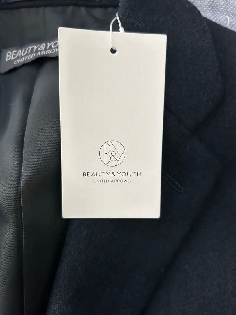 BEAUTY&YOUTH ストレッチ サキソニー 2B セットアップ