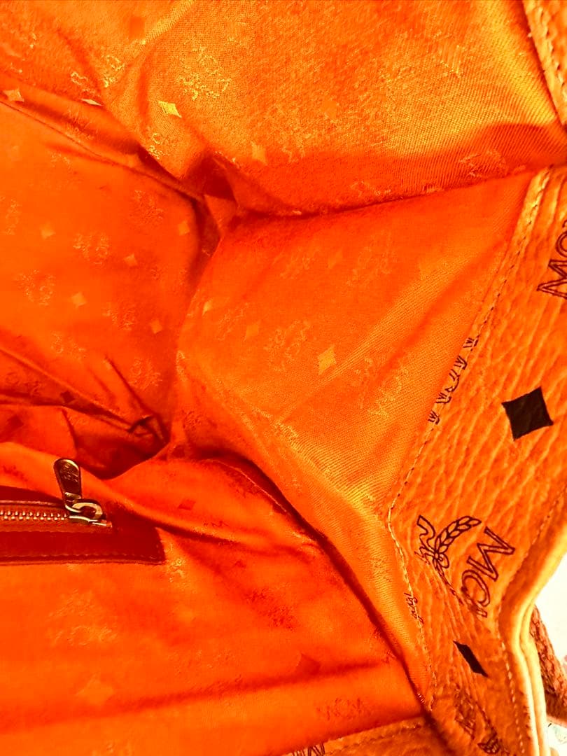 MCM ボストンバッグ 大容量 ブラウン