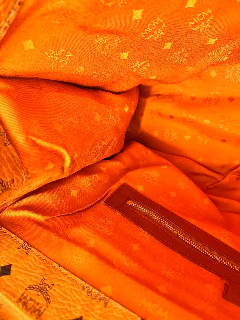 MCM ボストンバッグ 大容量 ブラウン