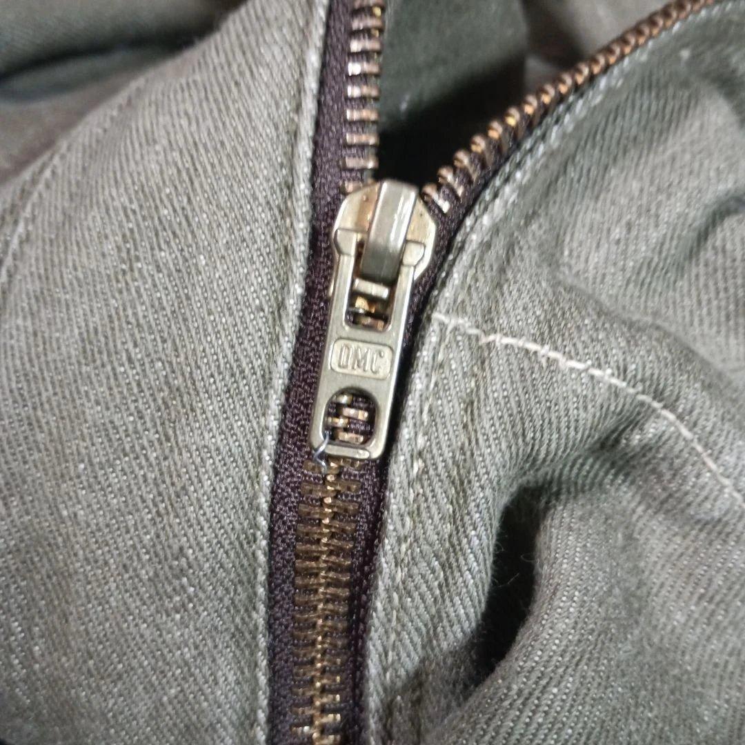 WW2英軍パラシュートオーバースモック　グリーンデニム　ビーバーディル1943