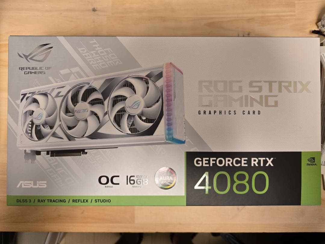 グラフィックボード・グラボ・ビデオカード ASUS ROG STRIX GAMING GEFORCE RTX 4080