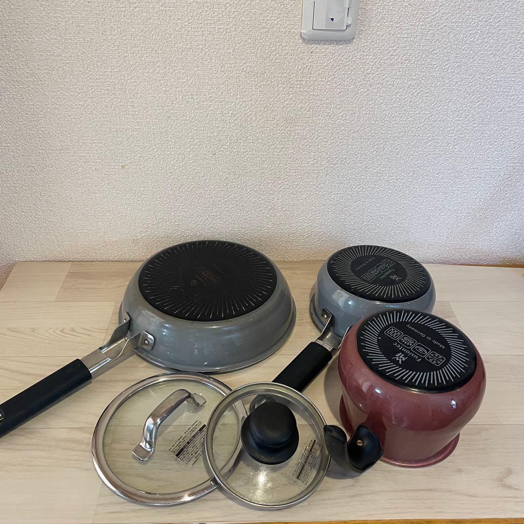 WMF ヴェーエムエフ フュージョンテック ミネラル 鍋　3セット