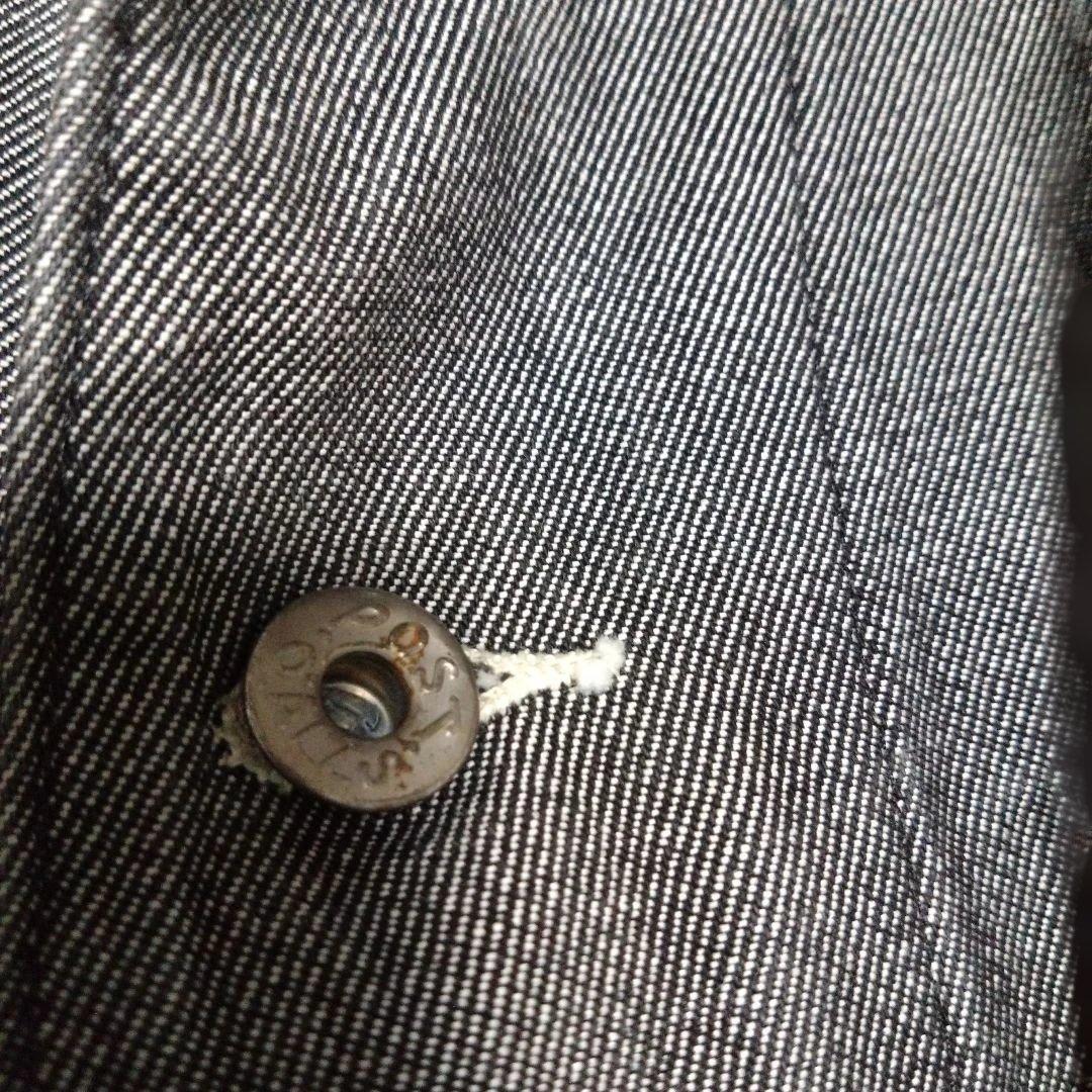 美品 アメリカ製 ポストオーバーオールズ デニムカバーオール Lサイズ