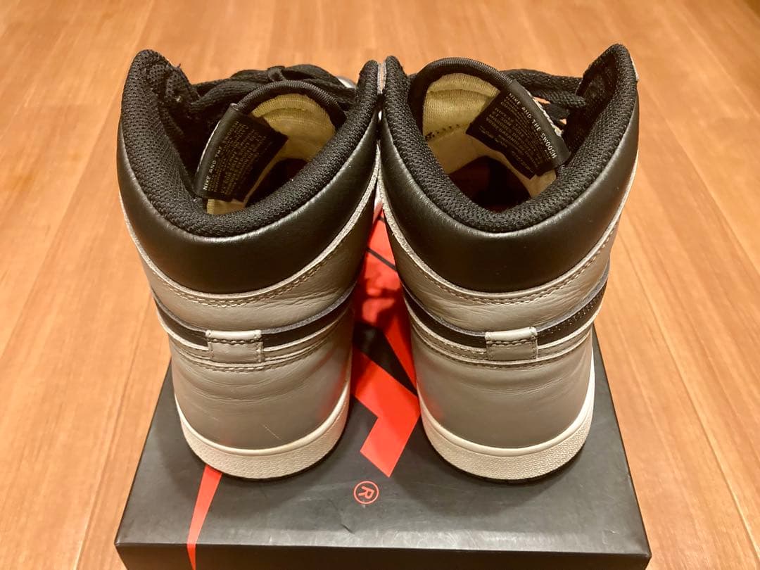 NIKE Air Jordan 1 HI OG シャドー ブラック/グレー