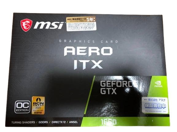1*様 MSI GeForce GTX 1660 AERO ITX 6G OC