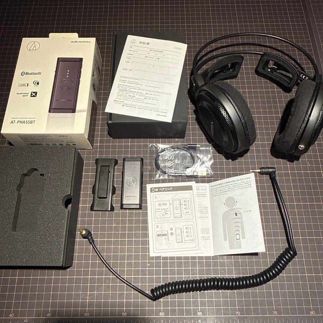 改造品AT-PHA55BTワイヤレスレシーバーATH-AD500Xヘッドホン