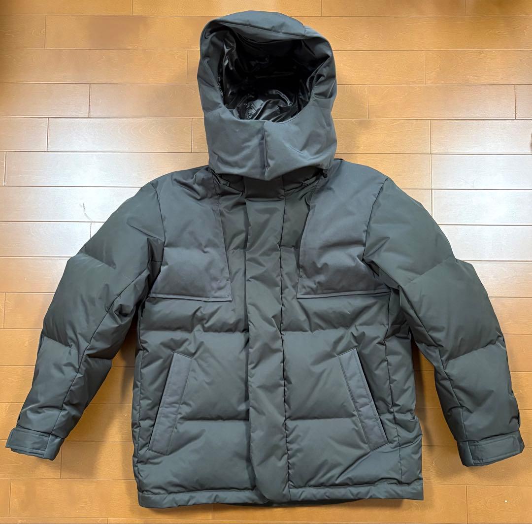 【+J名作】ユニクロ ハイブリッドダウンジャケット 2021AW オリーブ M