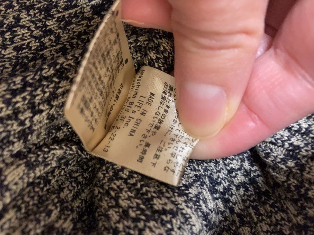 ジャケット・アウター anuke Padding Botton Shirts &Turtle Knit