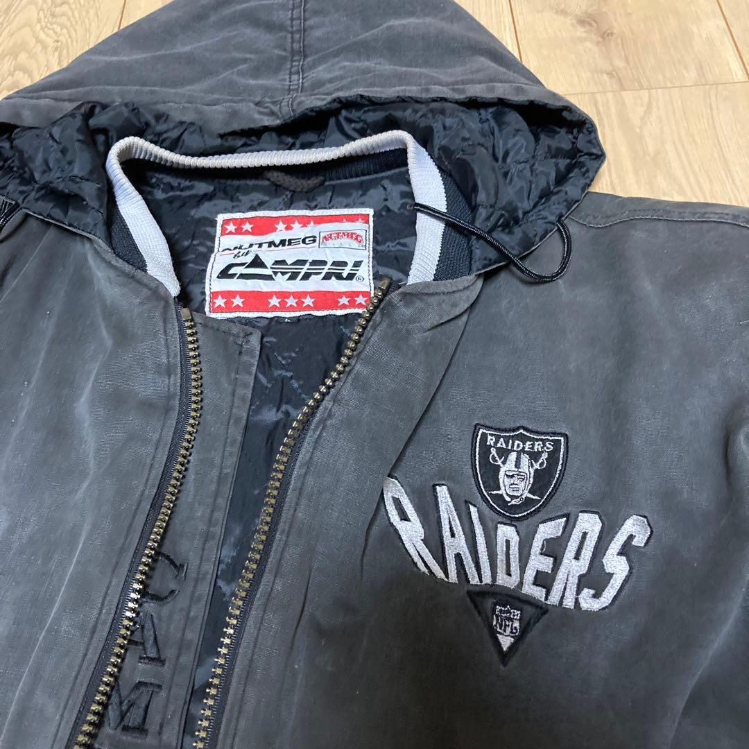 RAIDERS フード付きジャケット ダークグレー