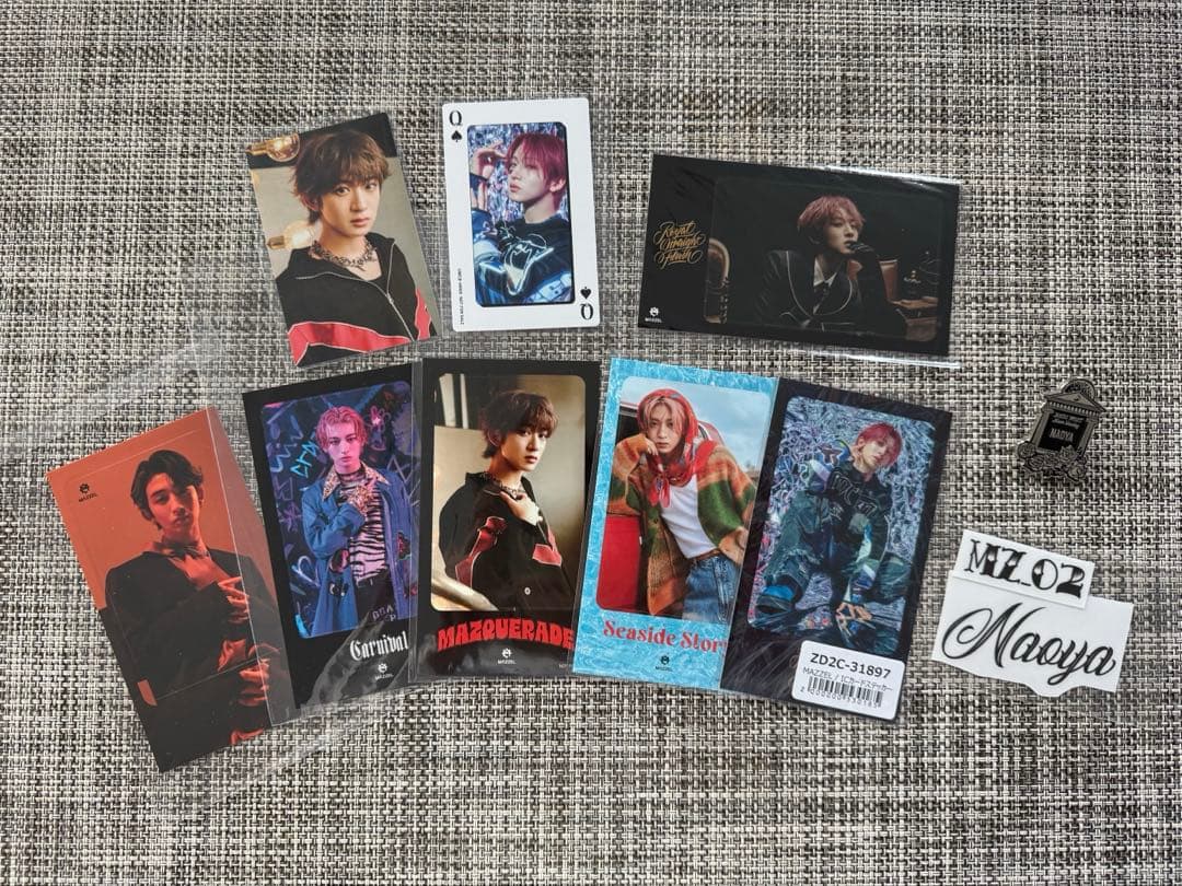 MAZZEL NAOYA ナオヤ ICステッカー　フォトカード　セット