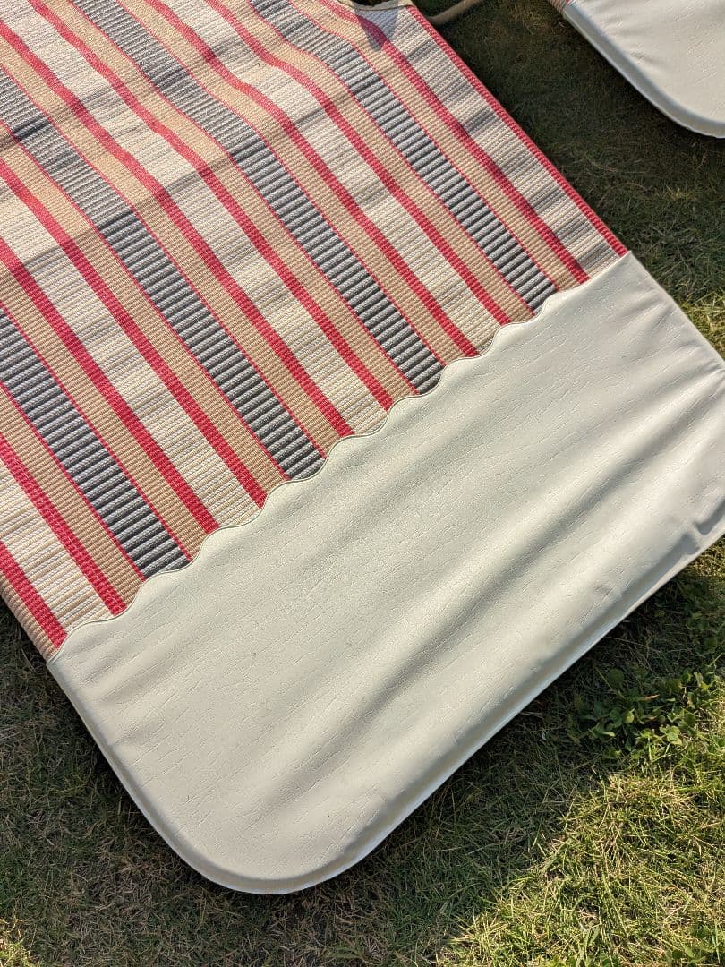 昭和レトロ折りたたみ式サマーベッド 2台セット