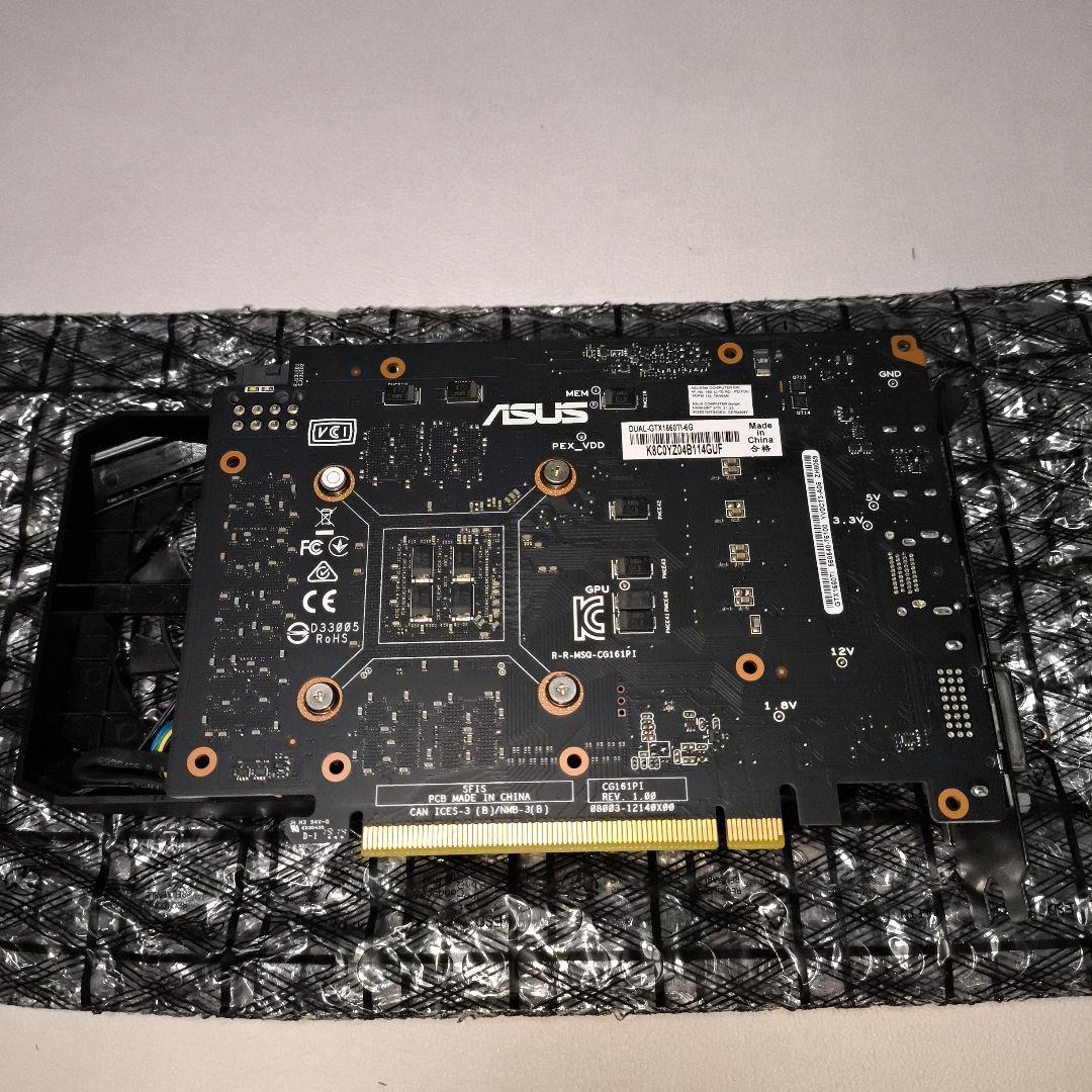 【調子くん】ASUS 「DUAL-GTX1660TI」動作未確認（保管品）