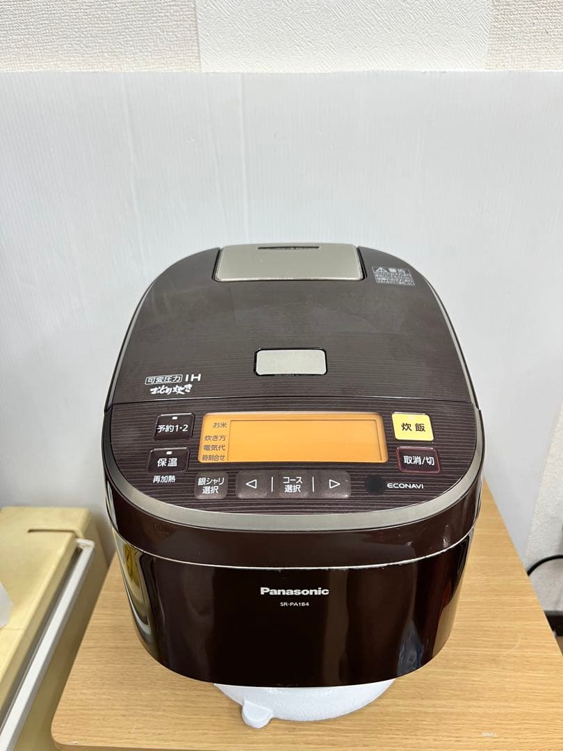 Panasonic 可変圧力IH炊飯器 SR-PA184 1.8L（1升）