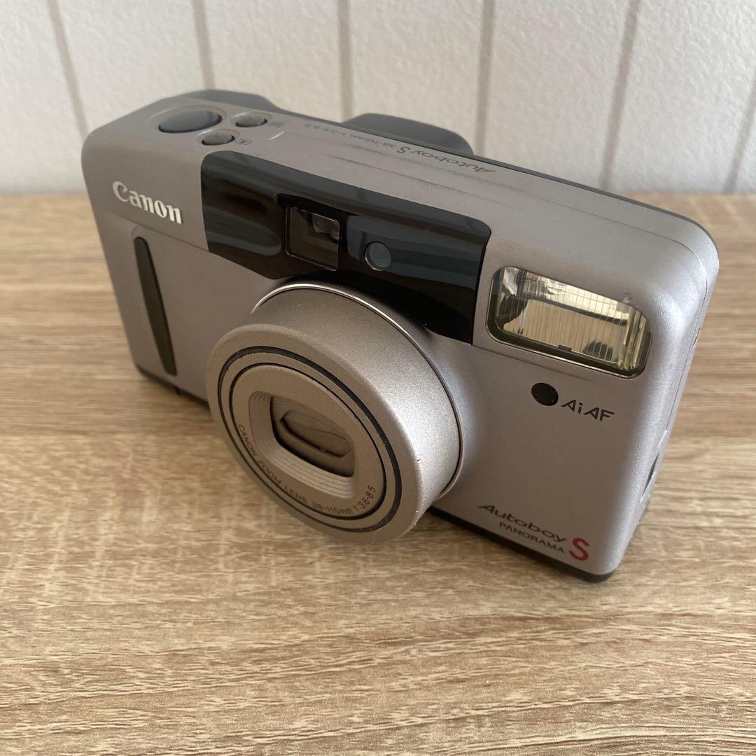 完動品【済んだ色彩のエモい写り】人気機種Canon Autoboy S 電池つき