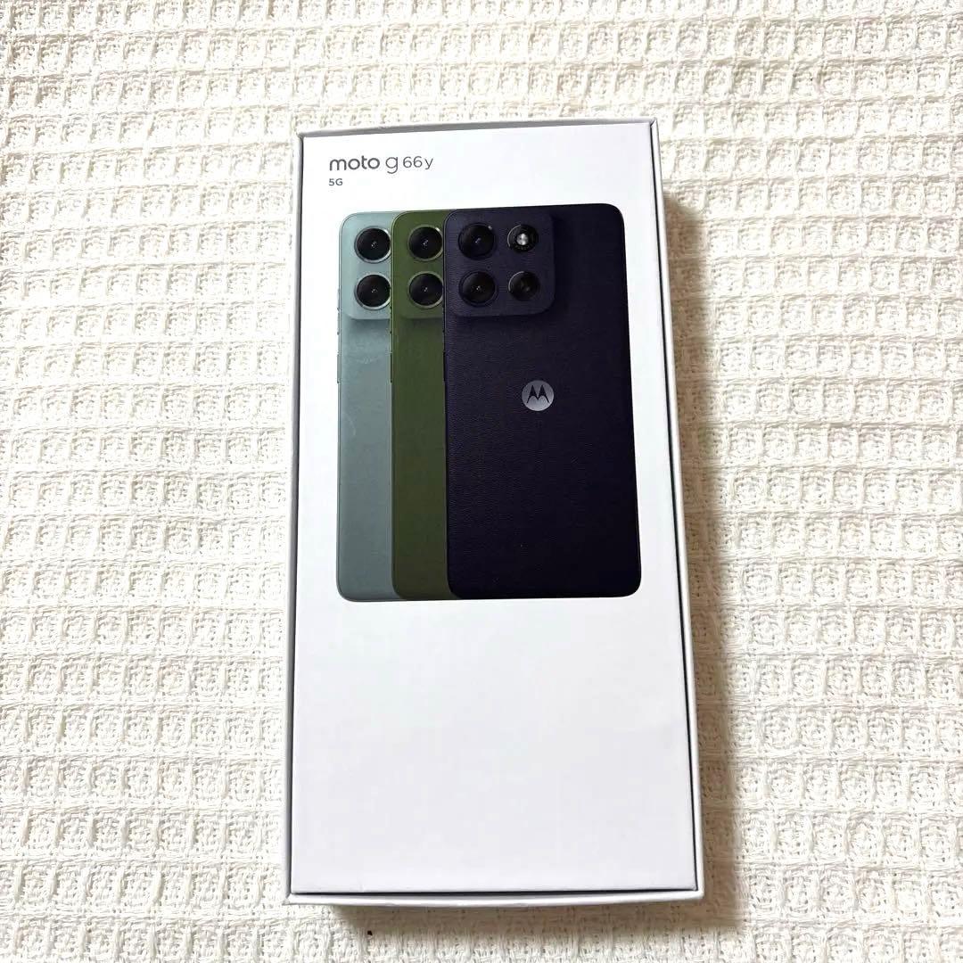 motorola moto g66y 5G 本体　グレーミスト
