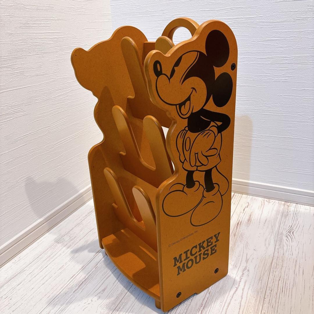 【希少】スリッパラック スタンド ミッキーマウス 木製