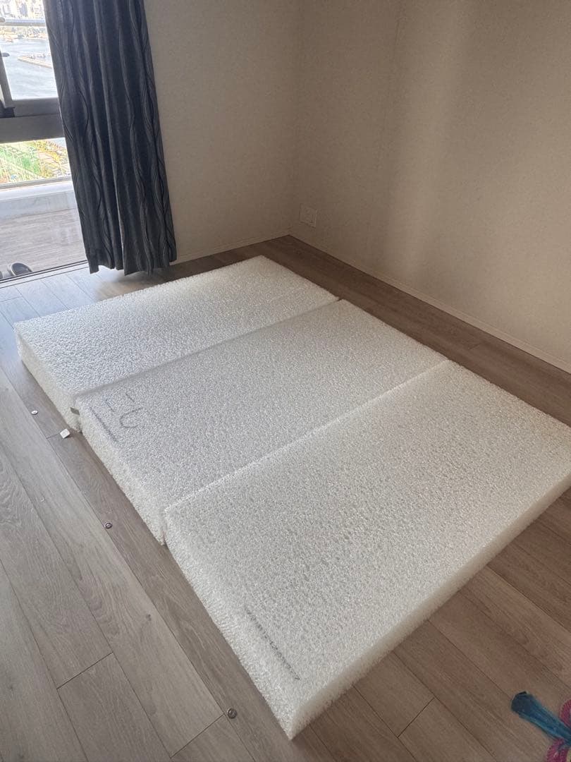 「姫熊」エアウィーヴ ベッドマットレスS02 3分割　ダブルサイズ