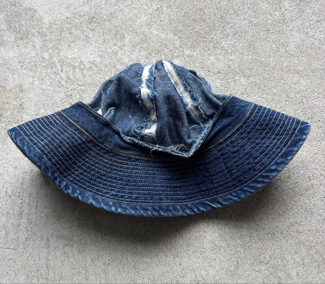 40s M37デニムハット ヴィンテージ オリジナル 実物 大きめサイズ