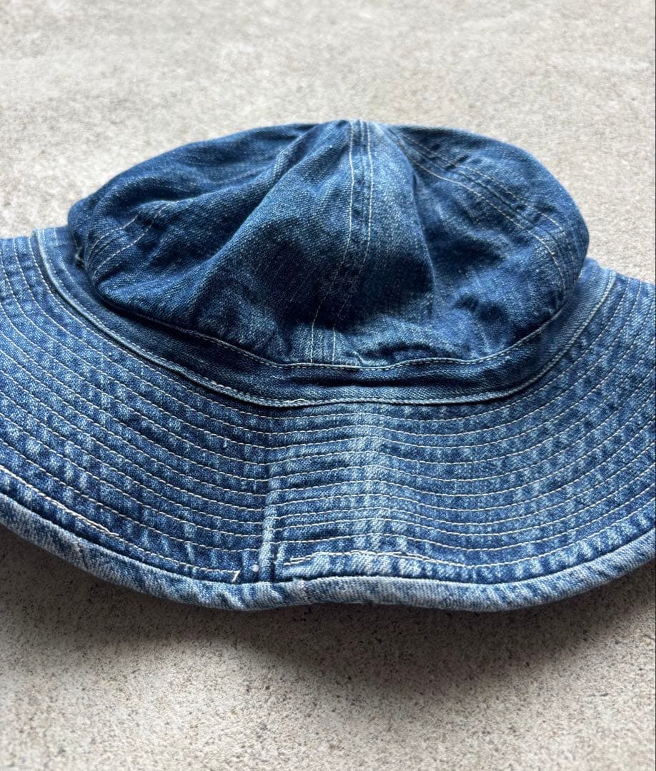 40s M37デニムハット ヴィンテージ オリジナル 実物 大きめサイズ