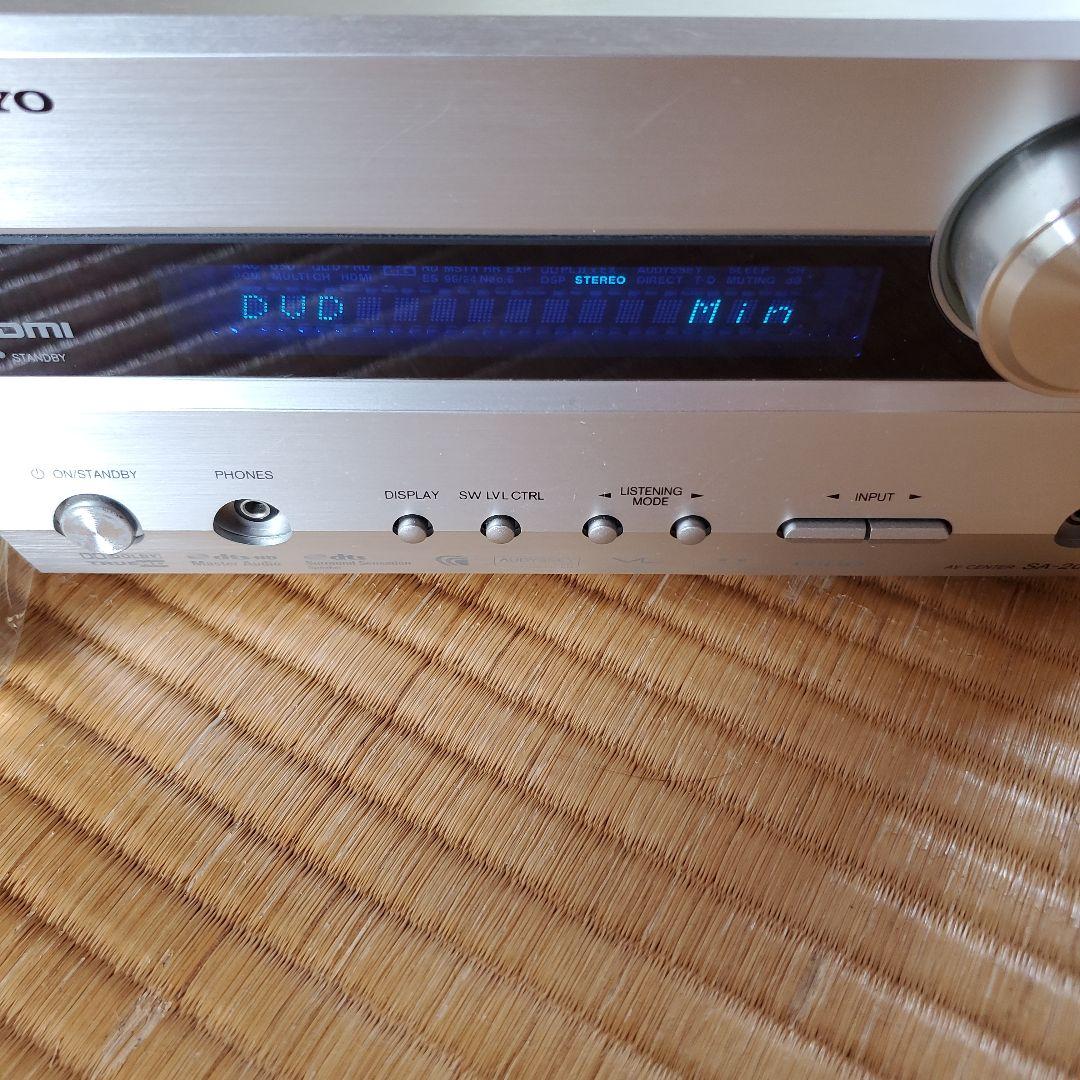 T*e様 ONKYO SA-205HD AVセンター AVアンプ　動作未確認